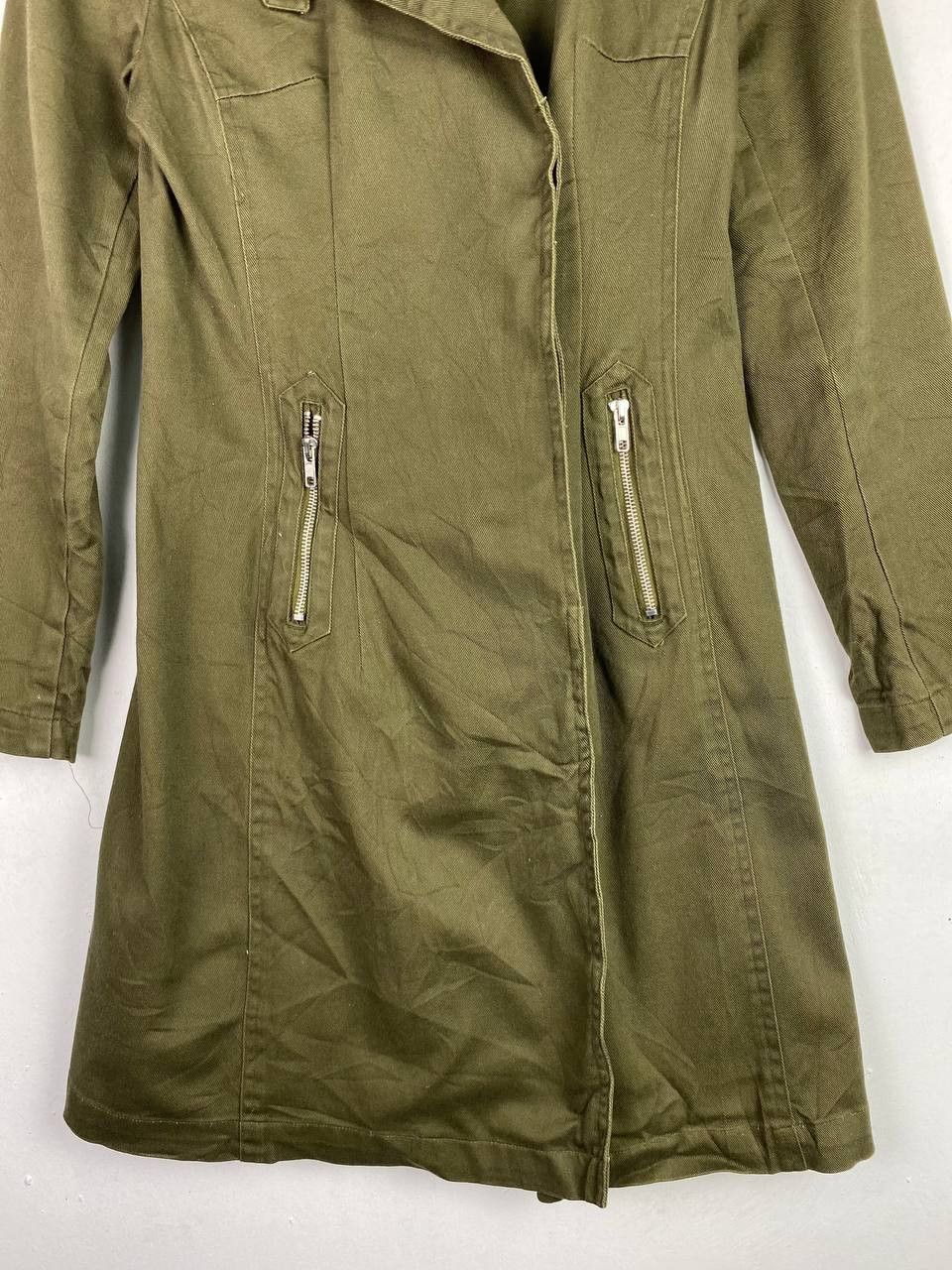 Japanese Brand × Vintage vintage japanese brands hard khakis long jacket Size M / US 6-8 / IT 42-44 - 3 Thumbnail