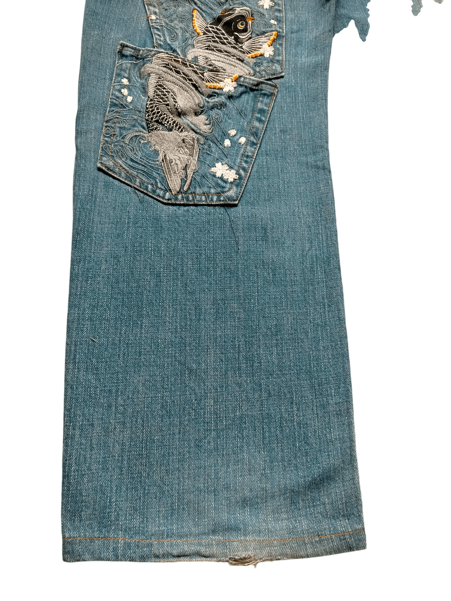 If Six Was Nine Karakuri Generation Multipocket Embroiderd Denim Pants Size US 34 / EU 50 - 10 Thumbnail
