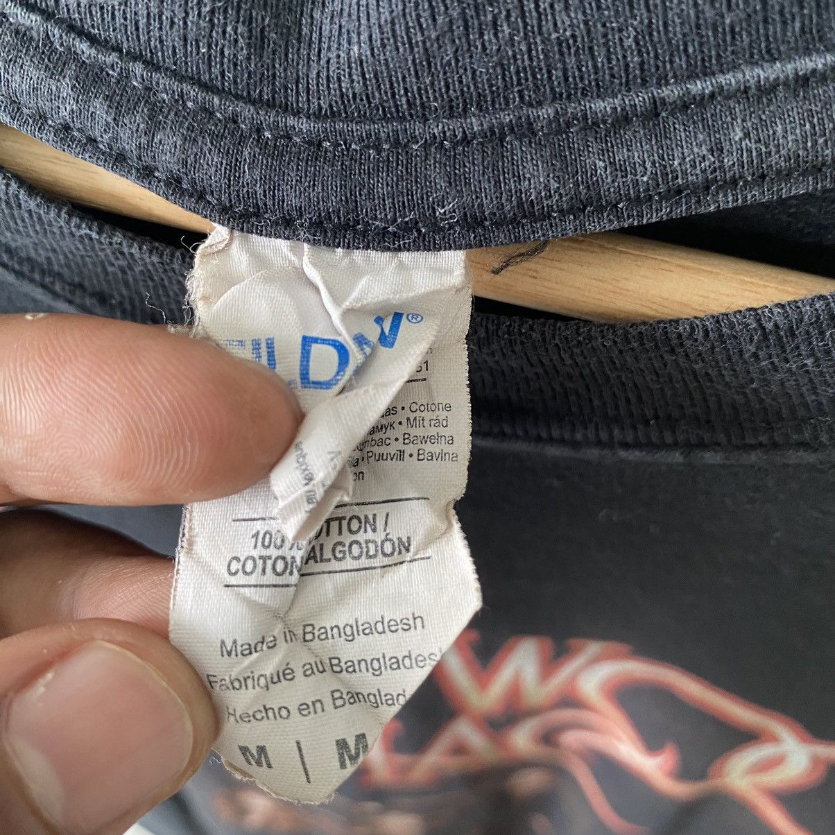 Band Tees Vintage Faded Fleetwood Mac Rock Band ERD GRUNGE THRASHED T Size US M / EU 48-50 / 2 - 6 Thumbnail
