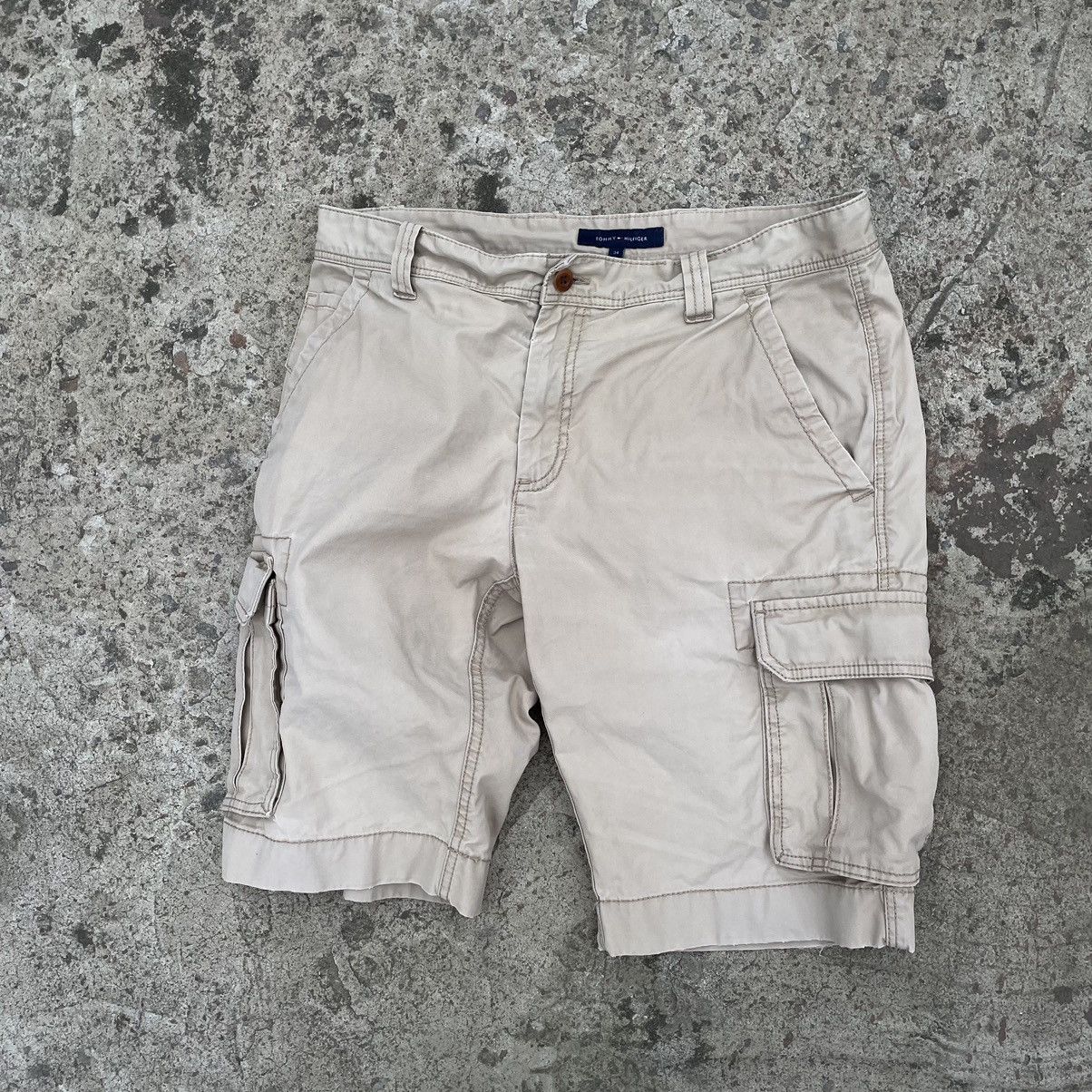 Japanese Brand × Tommy Hilfiger Vintage Tommy Hilfiger Shorts Multi pocket Grunge Avantgrde Size US 34 / EU 50 - 1 Thumbnail