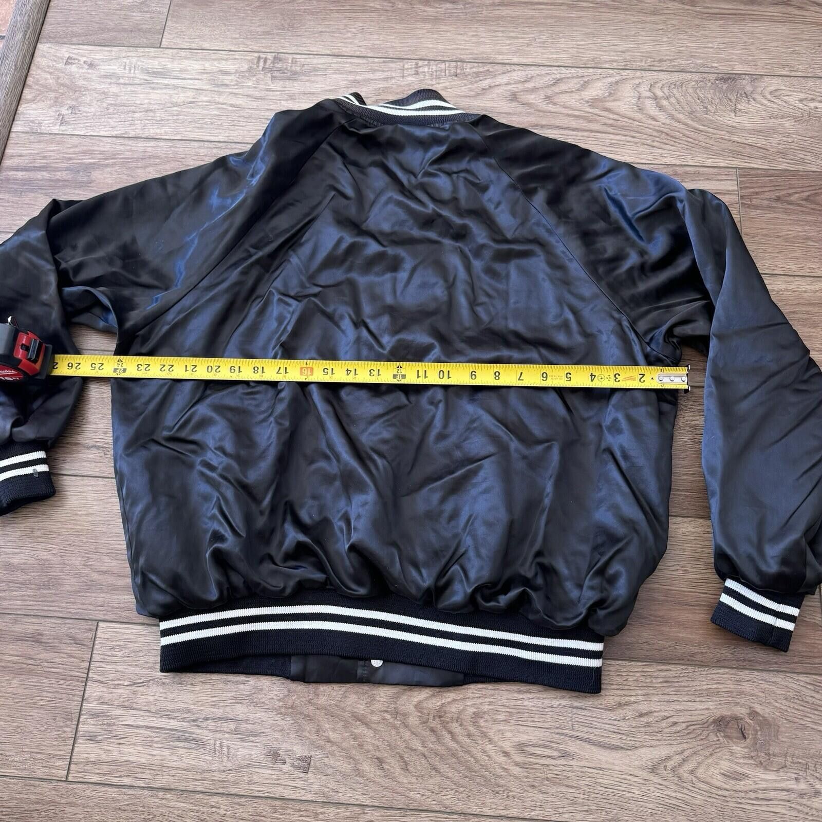 Other Vintage 70s 80s K-Brand Satin Bomber Jacket Black XL Size US XL / EU 56 / 4 - 8 Thumbnail
