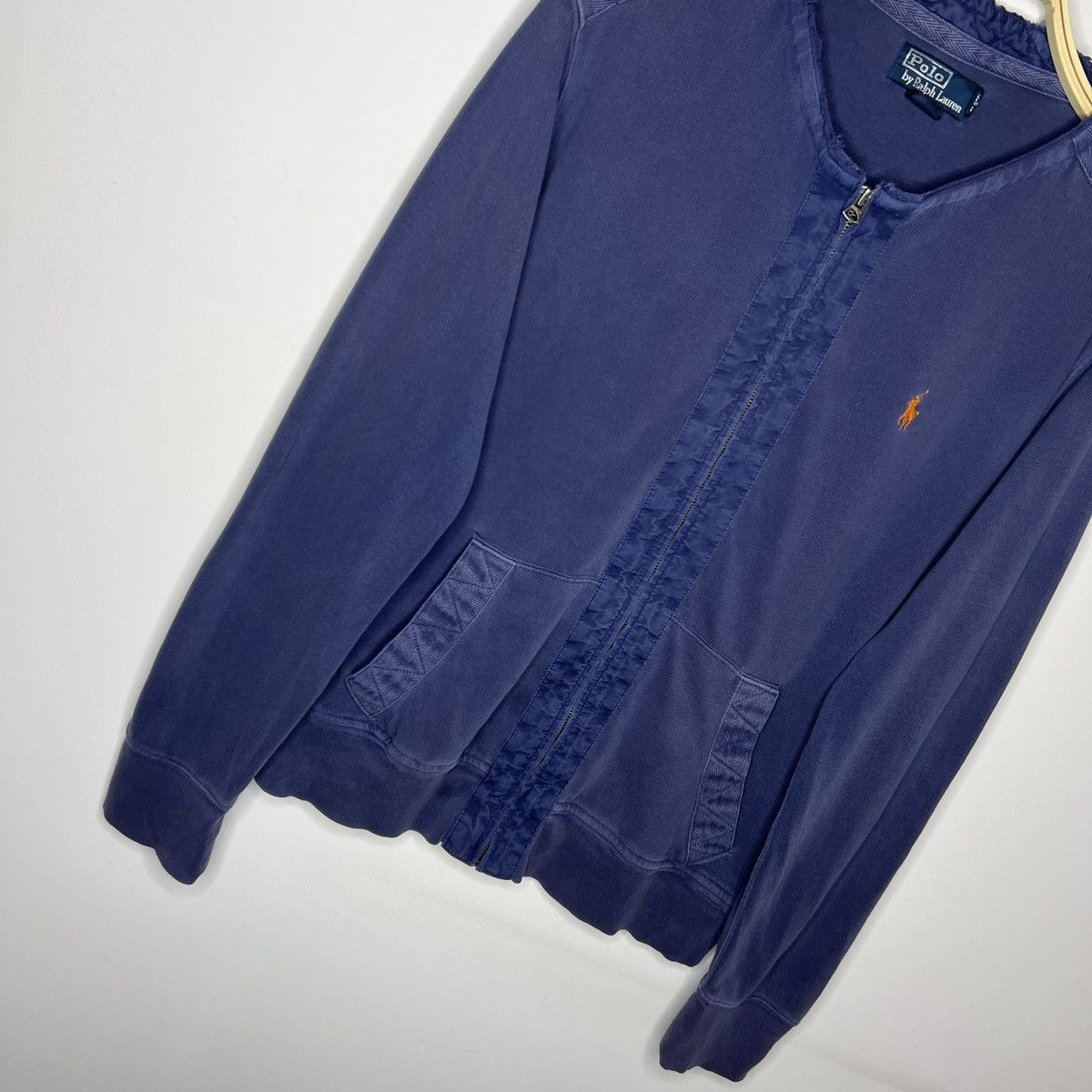 Polo Ralph Lauren × Ralph Lauren Vintage Polo Ralph Lauren Navy Zip Sweatshirt Pony Logo Size US M / EU 48-50 / 2 - 3 Thumbnail