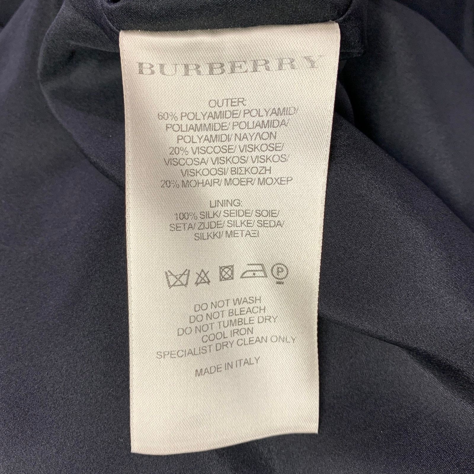 Burberry Black Polyamide Blend Floral Sleeveless Cocktail Dress Size S / US 4 / IT 40 - 6 Thumbnail