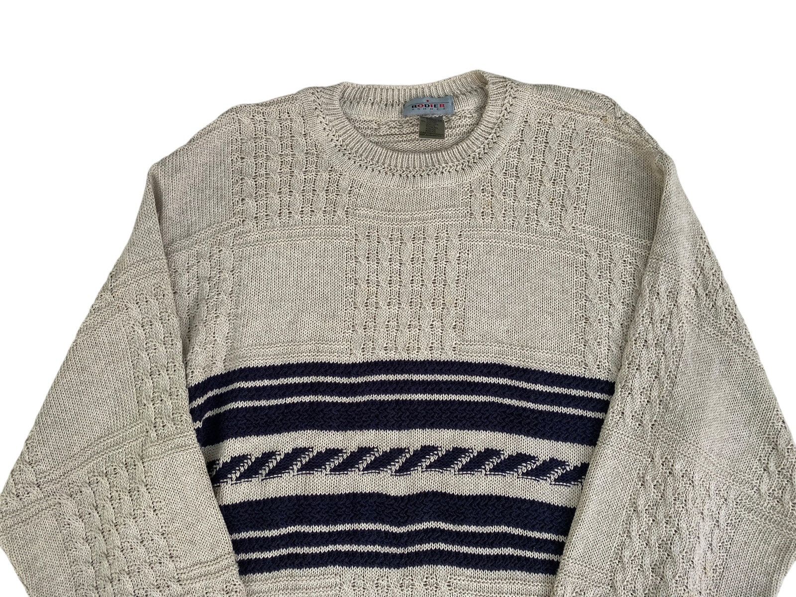 Vintage Vtg Rodier Homme Knitwear Size US L / EU 52-54 / 3 - 4 Thumbnail
