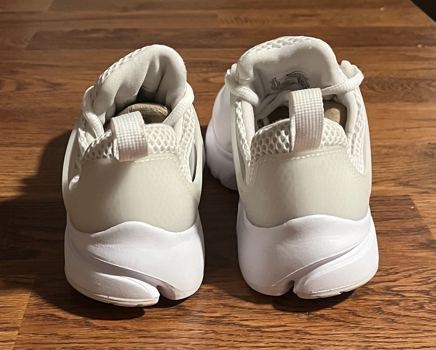 Nike Nike Air Presto Triple White Sneakers Size US 7 / EU 40 - 3 Thumbnail