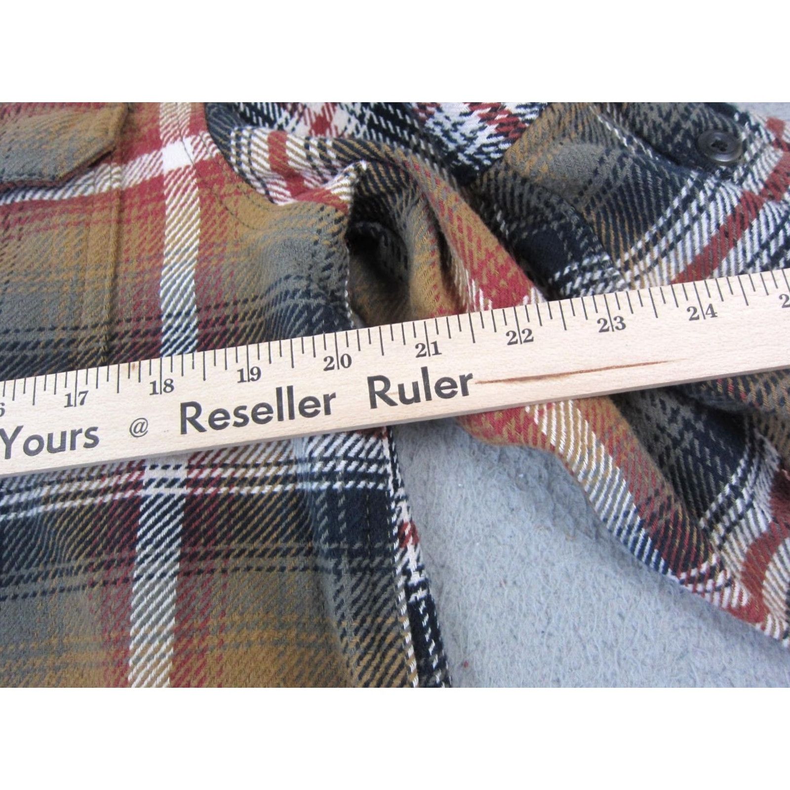 Orvis Orvis Shirt Mens L Flannel Plaid Button-Up Casual Western Cotton 80s 90s Brown Black Size US L / EU 52-54 / 3 - 7 Thumbnail