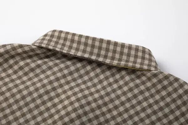 Japanese Brand Kurusu x Maki Retro fashion patchwork plaid button up shirt Size US L / EU 52-54 / 3 - 5 Thumbnail