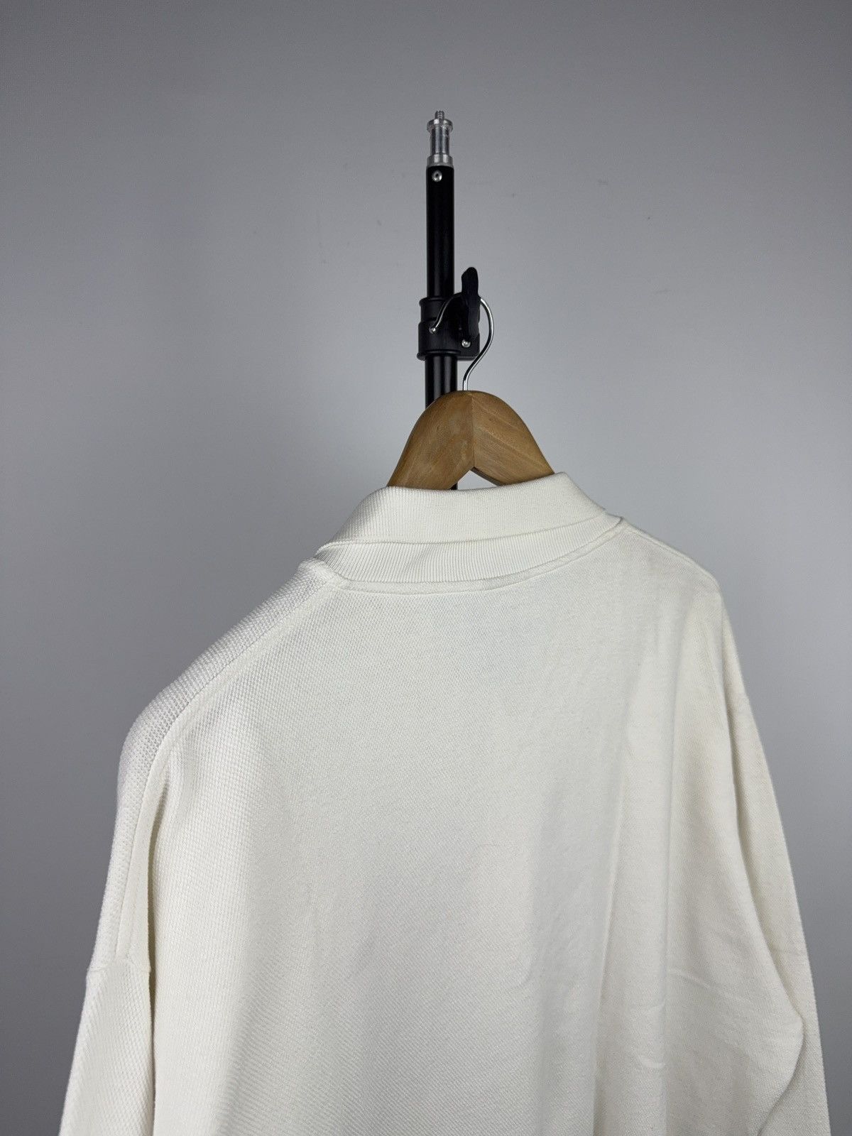 Levi's Vintage Clothing Retro 90s USA Levi’s White Long Sleeve Polo Shirt Red Tab XL Size US XL / EU 56 / 4 - 9 Thumbnail