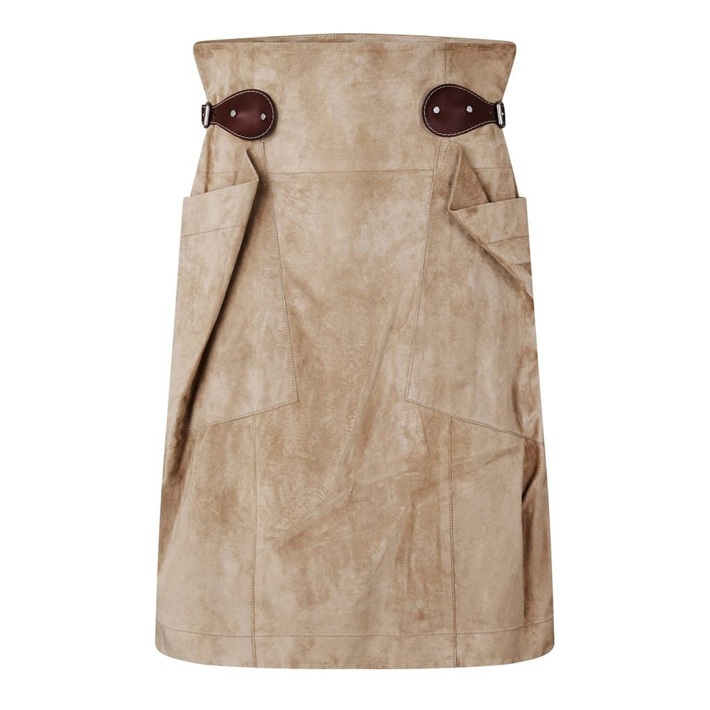 Bottega Veneta Bottega Veneta Bv Skirt in Brown Size 27" / US 4 / IT 40 - 2 Thumbnail