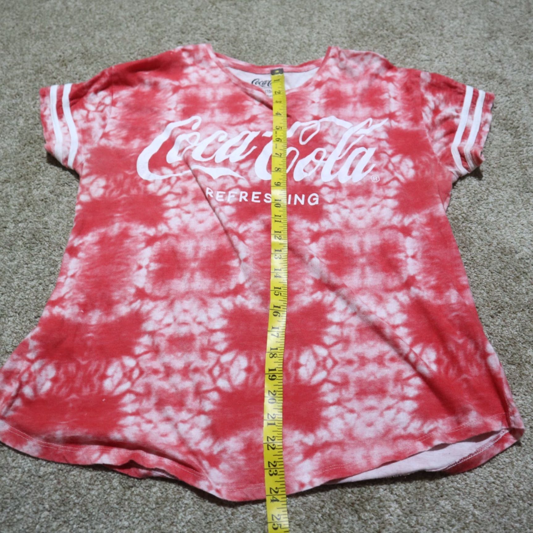 Vintage Coca-Cola Shirt Adult XL Red Tie Dye T-Shirt Logo Print Vintage: No Size XL / US 12-14 / IT 48-50 - 6 Thumbnail