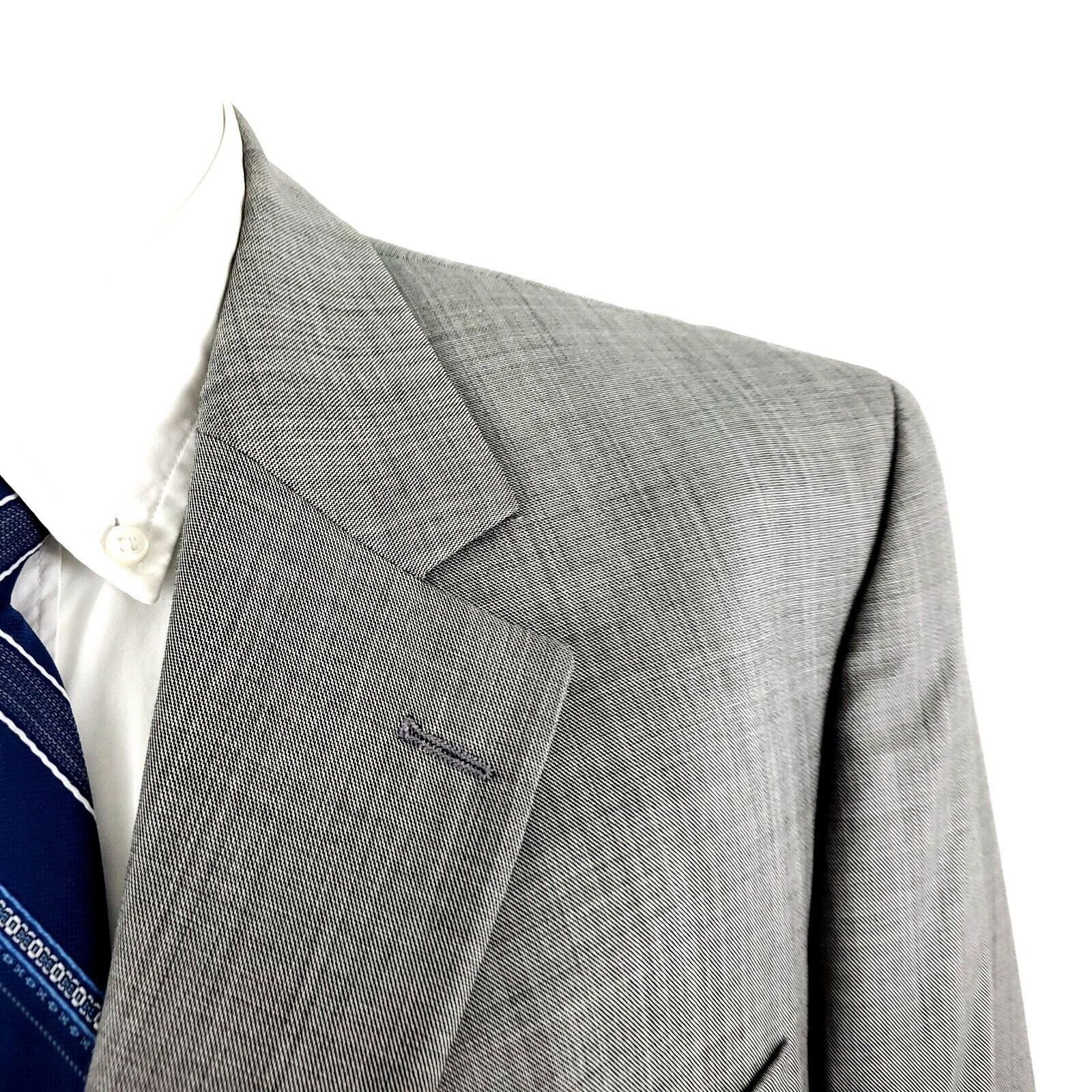 Jack Victor Jack Victor Collection Vitale CT 110s Wool 3 Button Blazer Size 42L - 2 Thumbnail