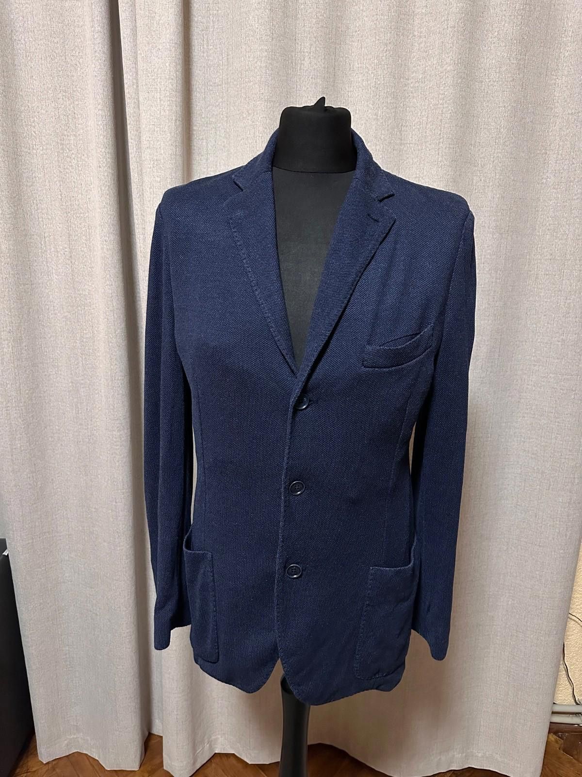 Loro Piana Loro Piana Blazers Blue Silk and Cashmere Sz 50 Size 50R - 1 Thumbnail
