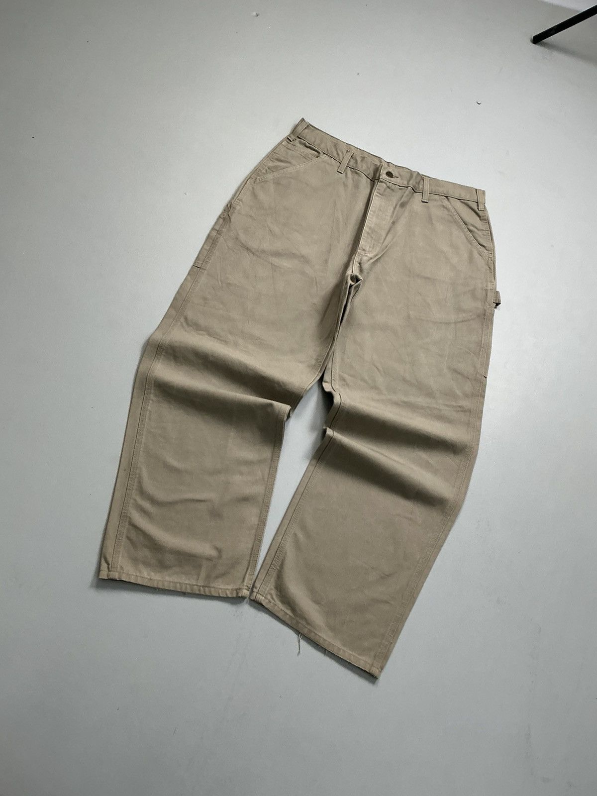 Carhartt Vintage Carhartt B11 BRN carpenter workwear denim Size US 38 / EU 54 - 4 Thumbnail