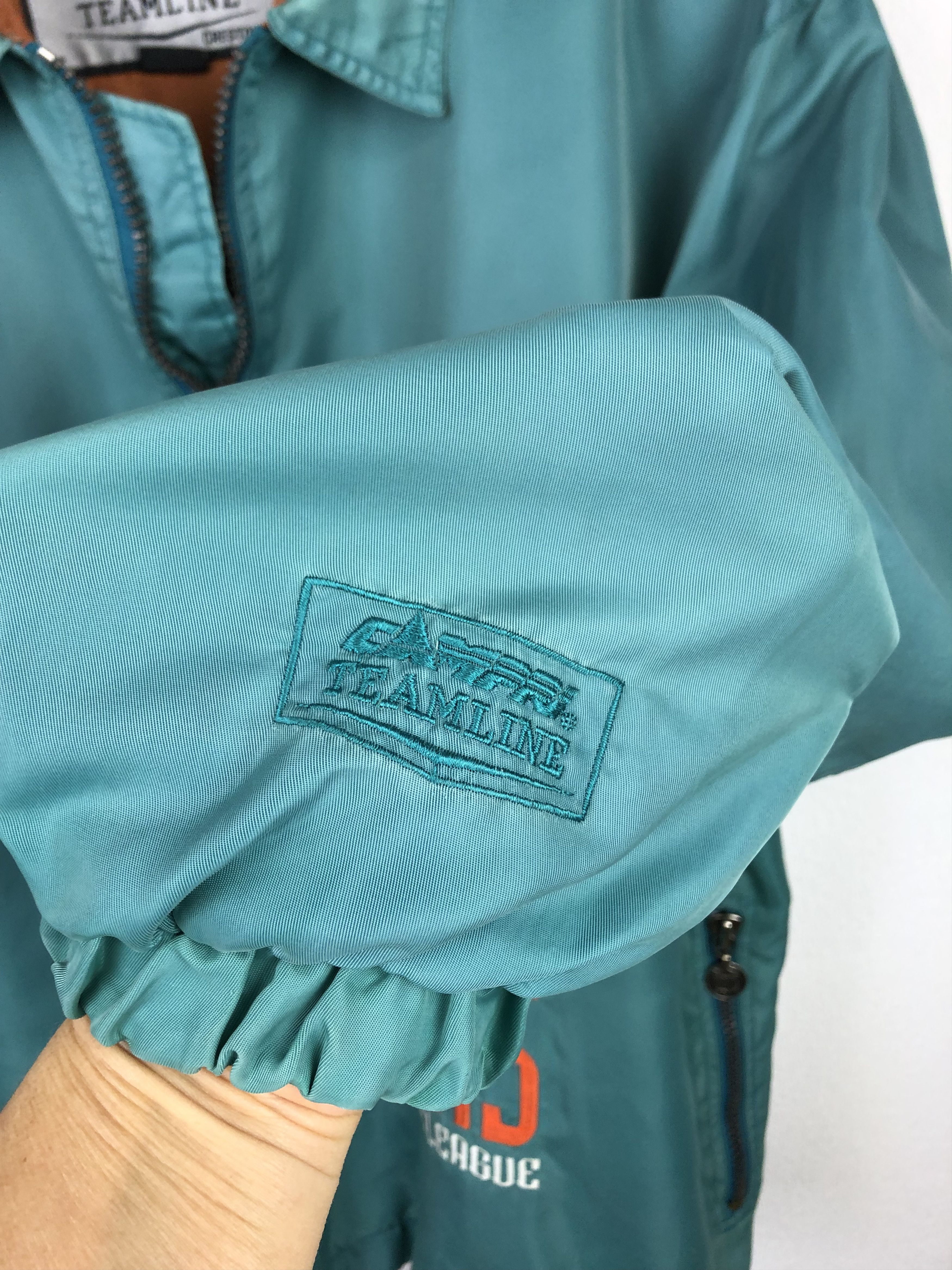 NFL Vintage 90's Miami Dolphins NFL Jacket Mens Bomber Size L Size US L / EU 52-54 / 3 - 5 Thumbnail