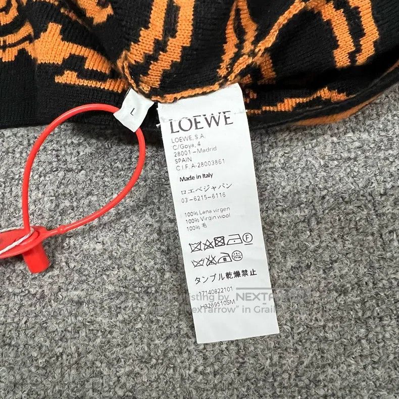 Loewe Loewe Tiger print knit polo Size L / US 10 / IT 46 - 6 Thumbnail