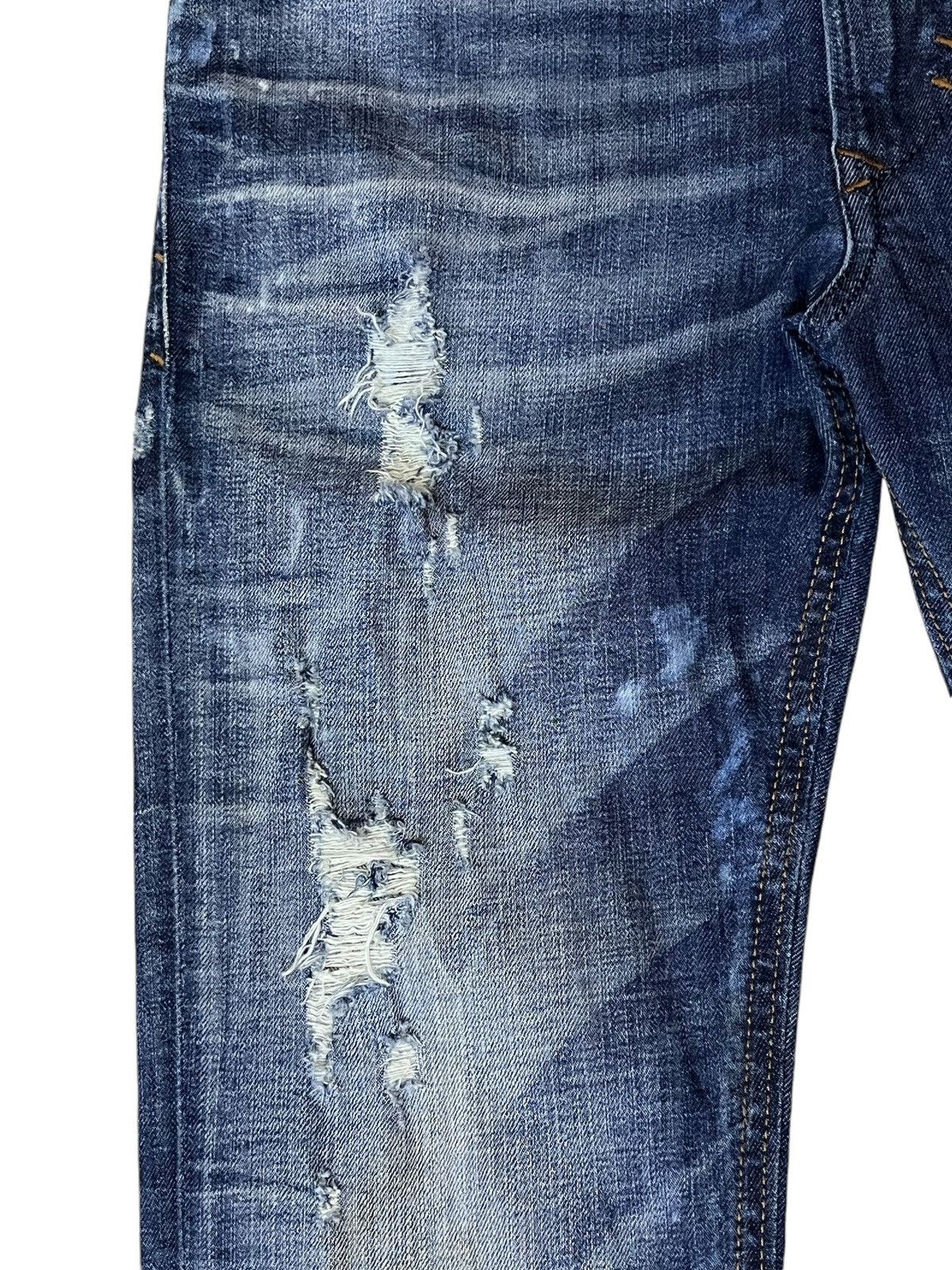 Diesel SICK🔥DIESEL SLIM SKINNY S/S 2016 DISTRESSED STYLE JEANS Size US 31 - 6 Thumbnail