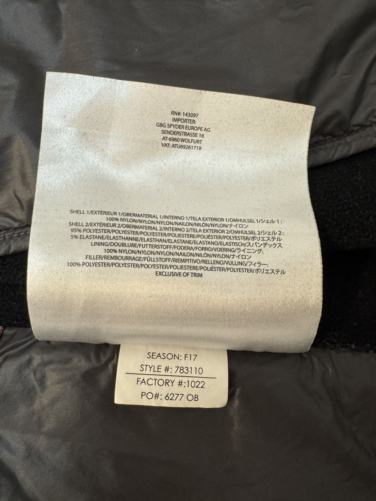 Spyder Spyder Glissade Full Zip Insulated Jacket Primaloft L Size US L / EU 52-54 / 3 - 11 Thumbnail
