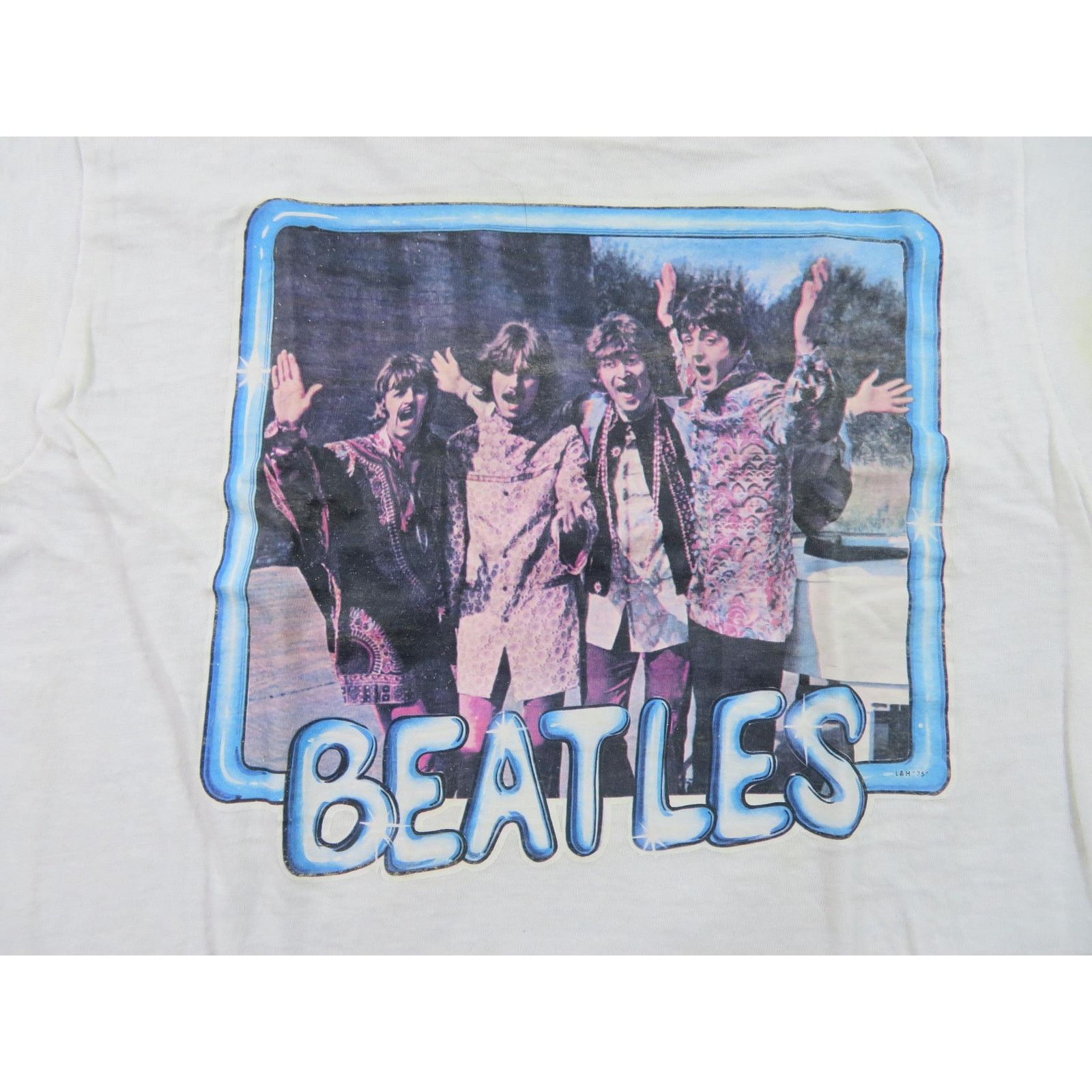 Other Beatles White T-Shirt Sz S Healthknit 1970s Size US S / EU 44-46 / 1 - 2 Thumbnail