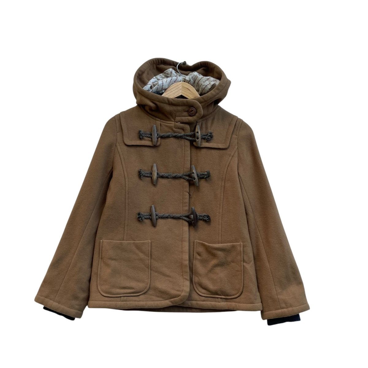 💥Vintage Frapbois Toggles Button Jacket Monogram Lining