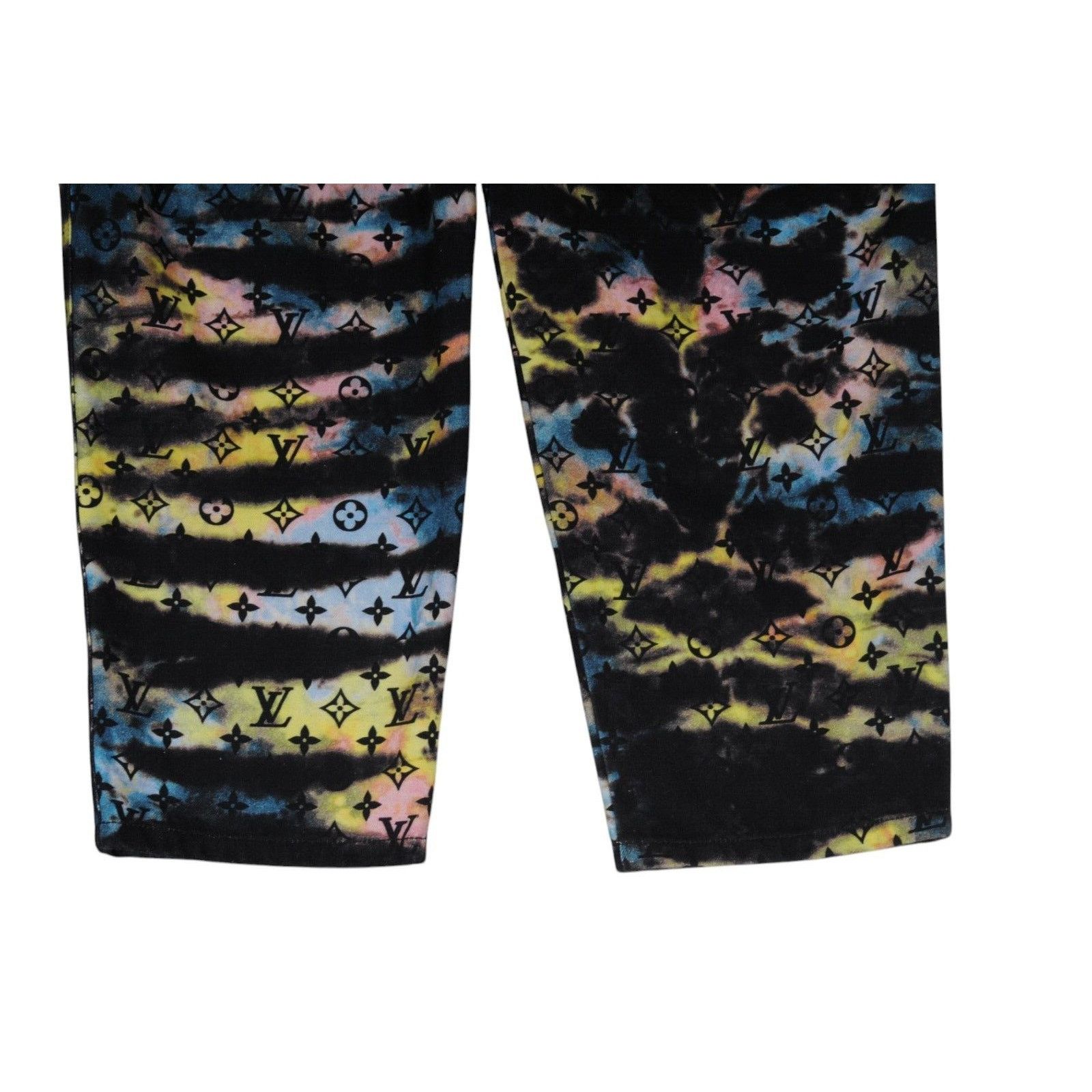 Louis Vuitton Tie Dye Cargo Monogram Cargo Pants Size US 30 / EU 46 - 3 Thumbnail