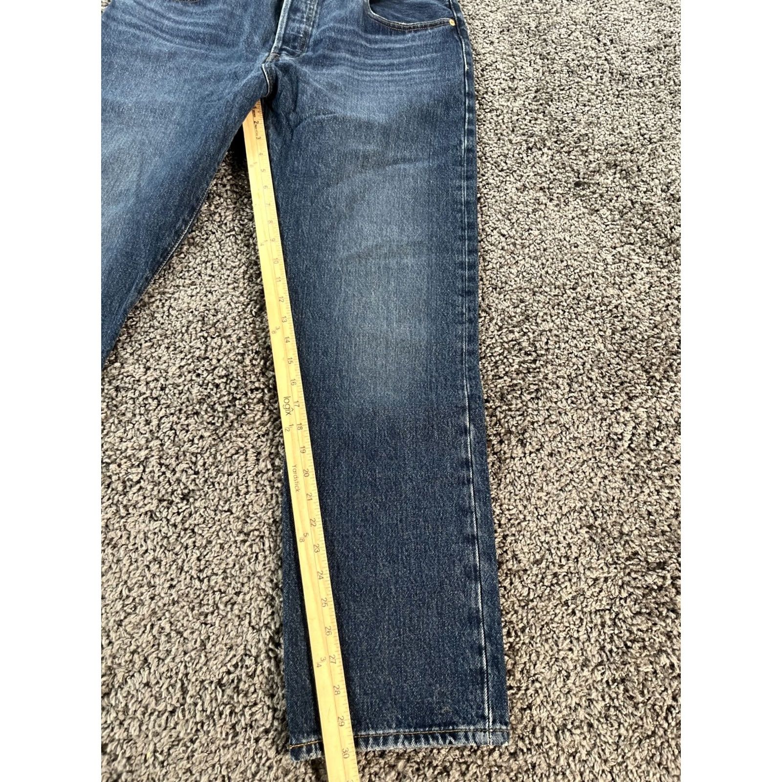 Levi's VINTAGE Levi's 501 Jeans Men 32x30 Straight Denim 5-Pocket Blue United States 90s Cowboy USA Mens Size US 32 / EU 48 - 2 Thumbnail