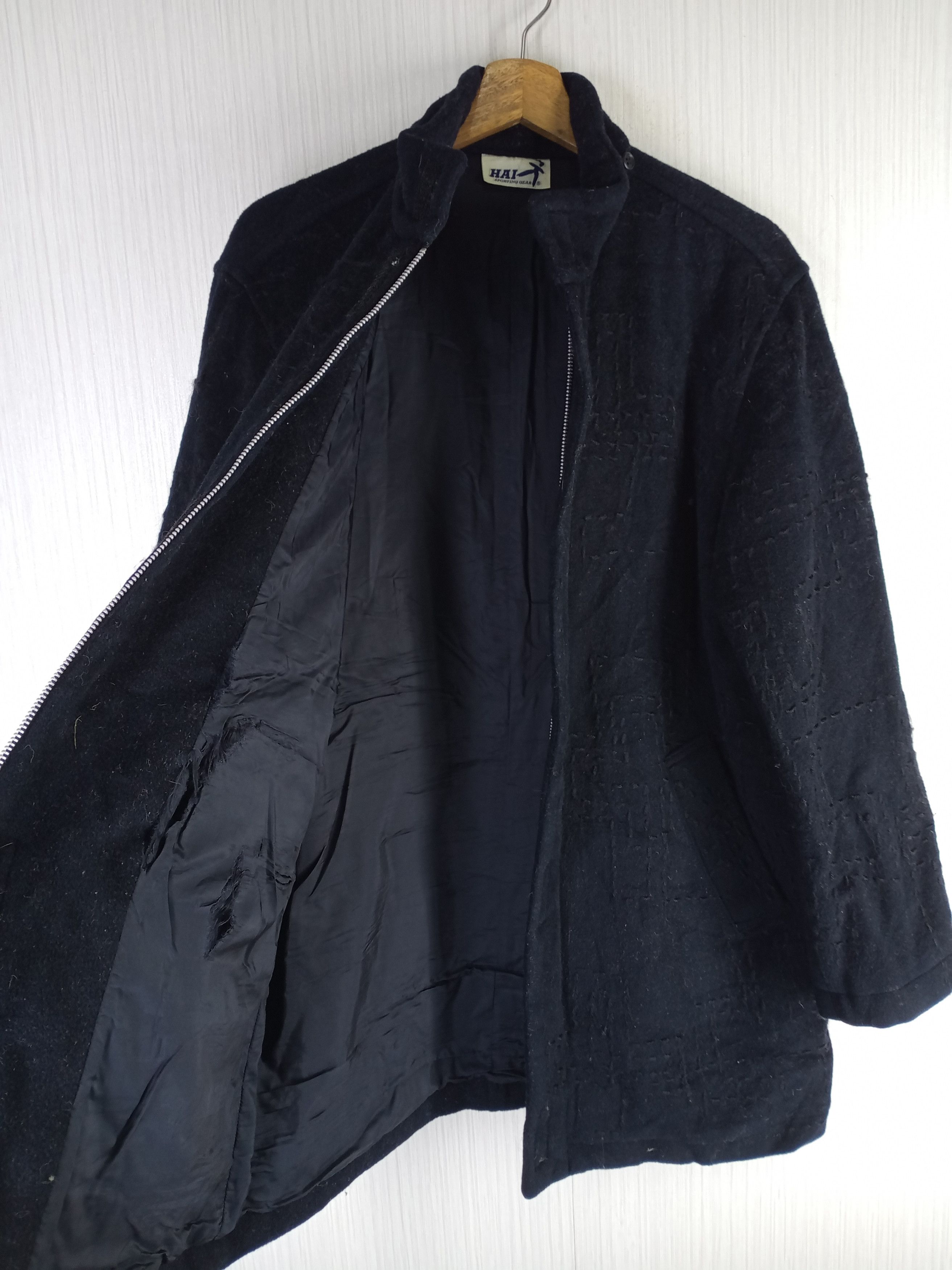 Hai Sporting Gear Rare Vintage Hai Sporting Gear ISSEY MIYAKE Wool Jacket Size US L / EU 52-54 / 3 - 7 Thumbnail