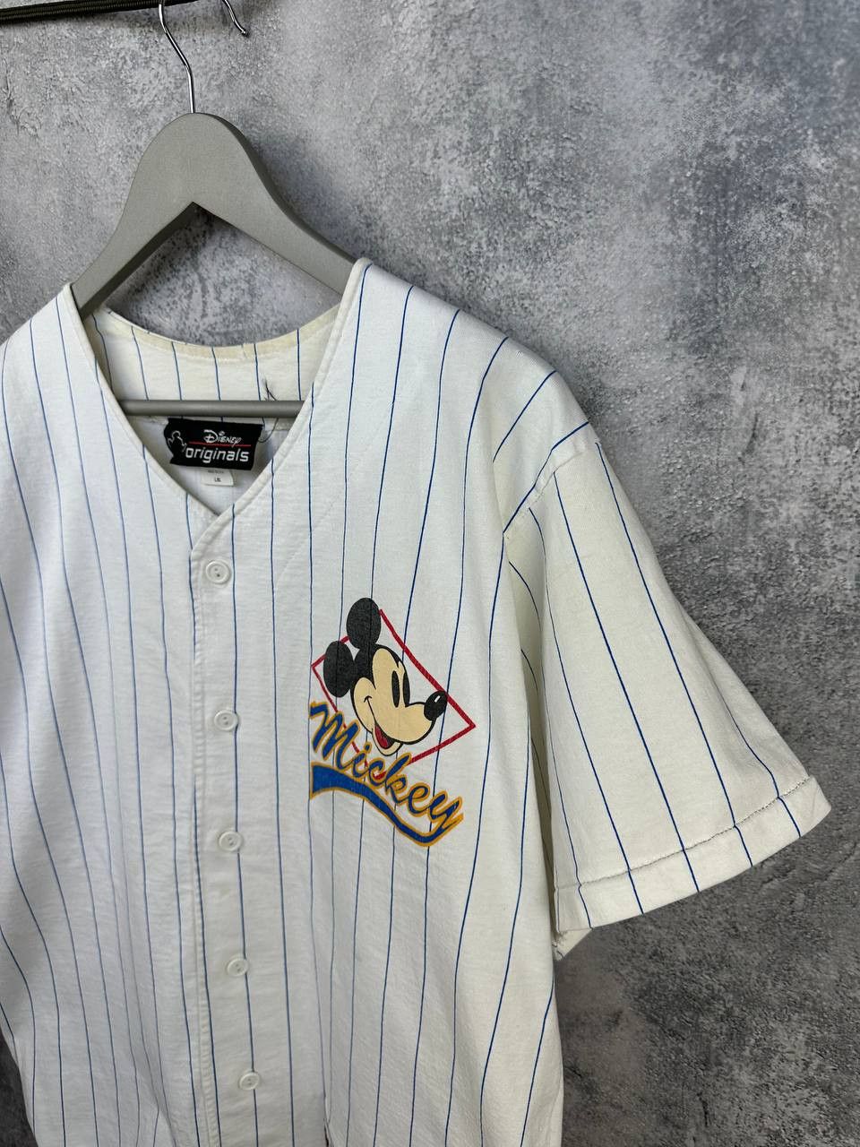 Disney Mickey Sport Baseball T-Shirt Jersey Made in USA 90s