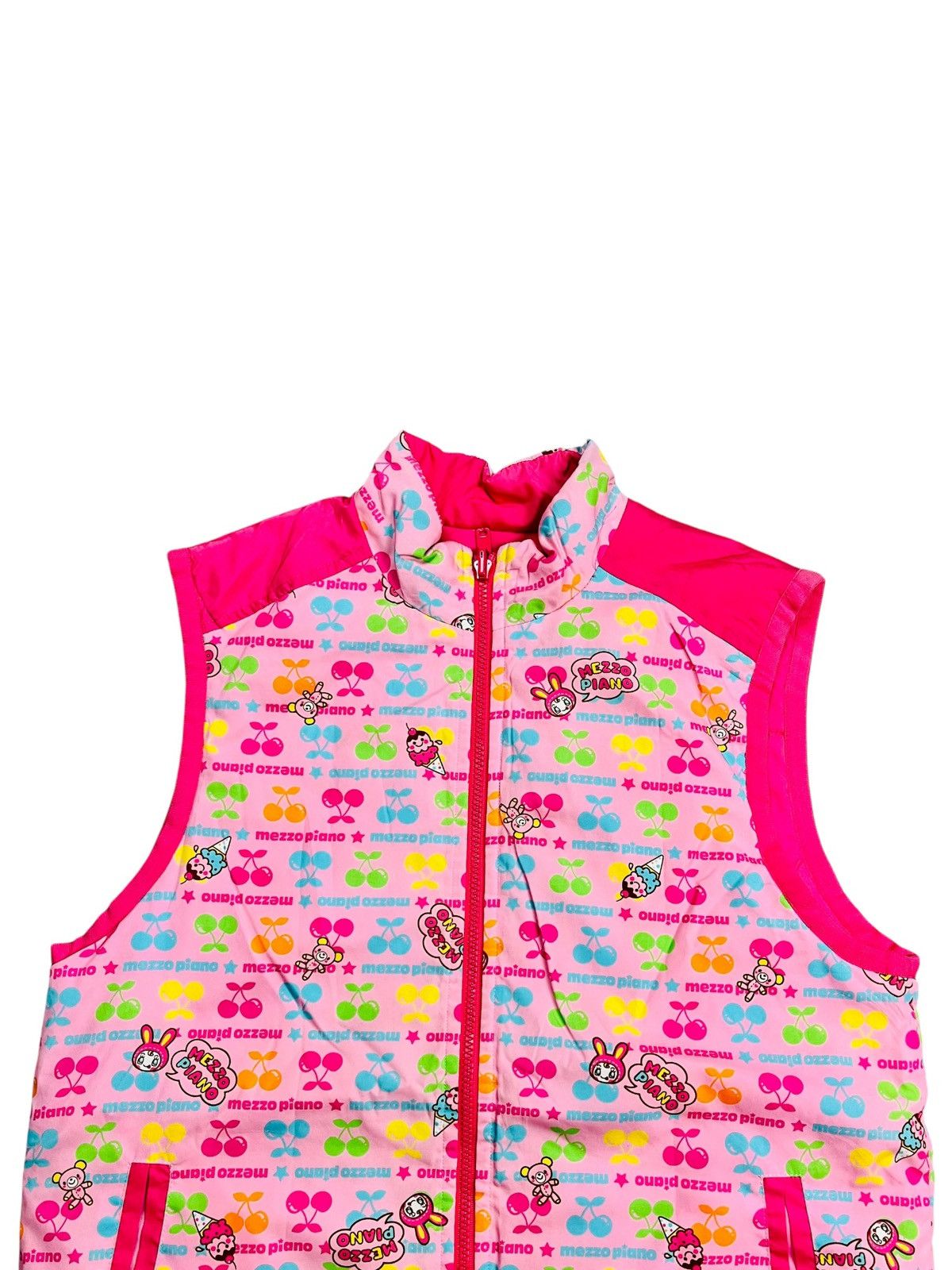 Angel Blue × Hysteric Glamour 2000s Mezzo Piano - Mascots Vest Jacket Size M / US 6-8 / IT 42-44 - 7 Thumbnail