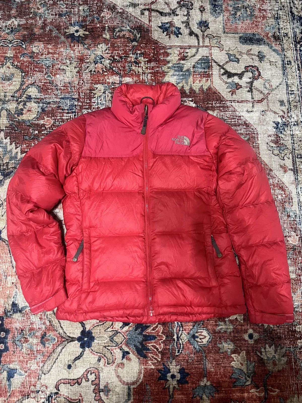 Image of The North Face North Face Nuptse 700 Jacket in Pink, Women's (Size Small)