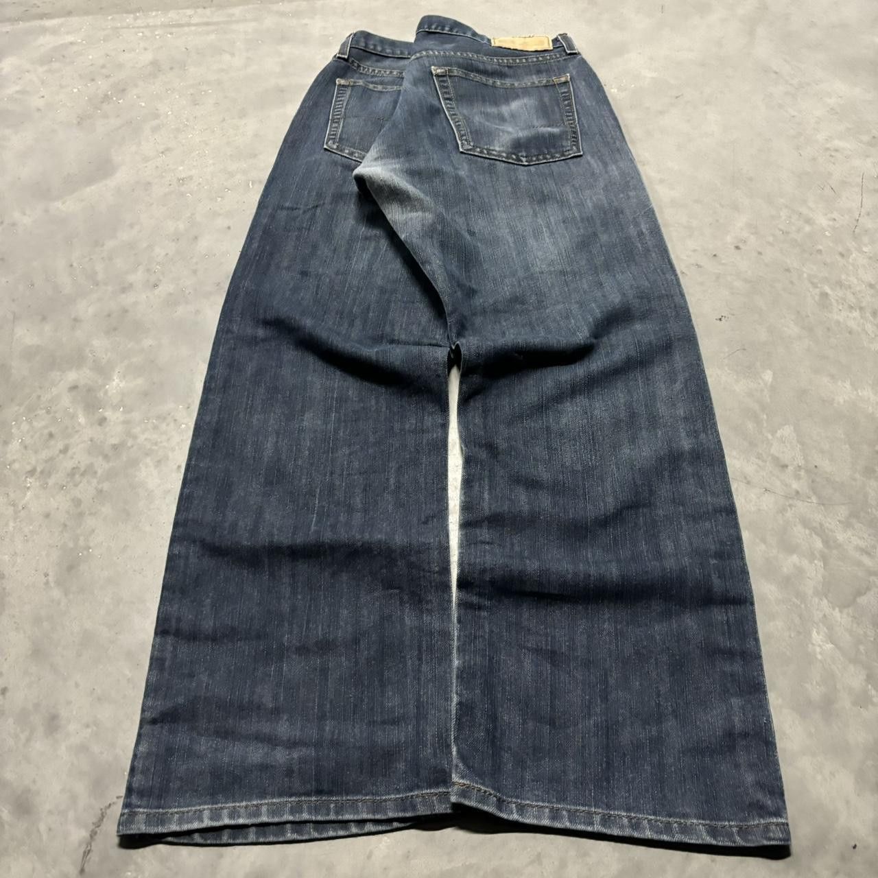Levi's × Vintage Crazy Vintage Y2K/2000s Grunge Faded Dark Wash Levi’s Skater Denim Jeans! Size US 36 / EU 52 - 4 Thumbnail