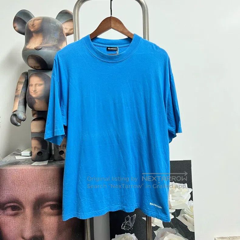 Balenciaga Balenciaga Embroidered Logo Short Sleeve Size M / US 6-8 / IT 42-44 - 1 Thumbnail