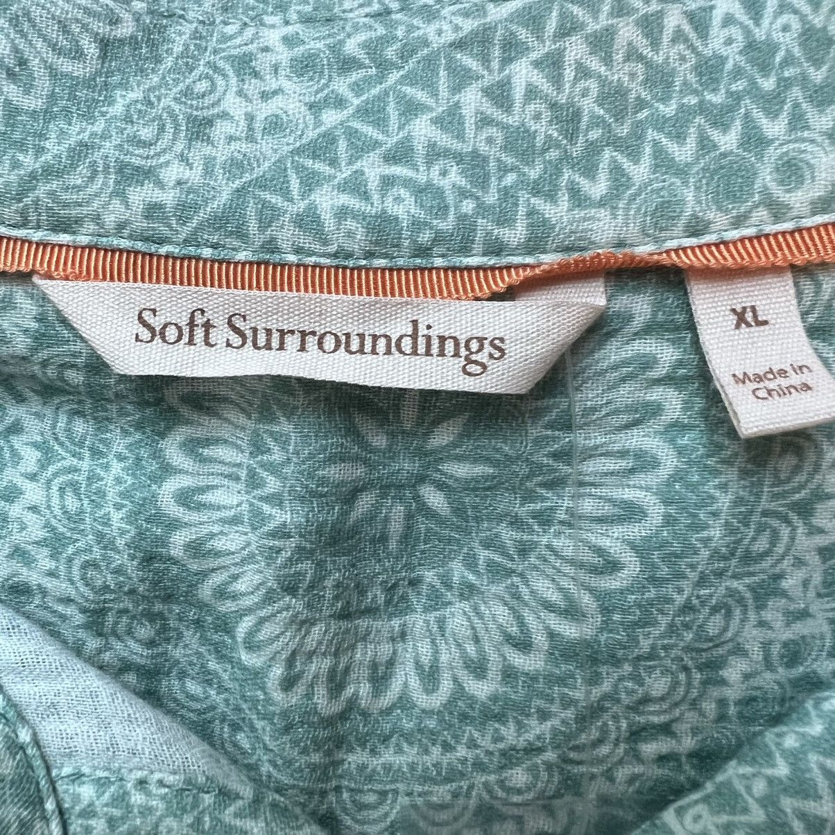 Soft Surroundings Soft Surroundings Button Down Size XL / US 12-14 / IT 48-50 - 4 Thumbnail