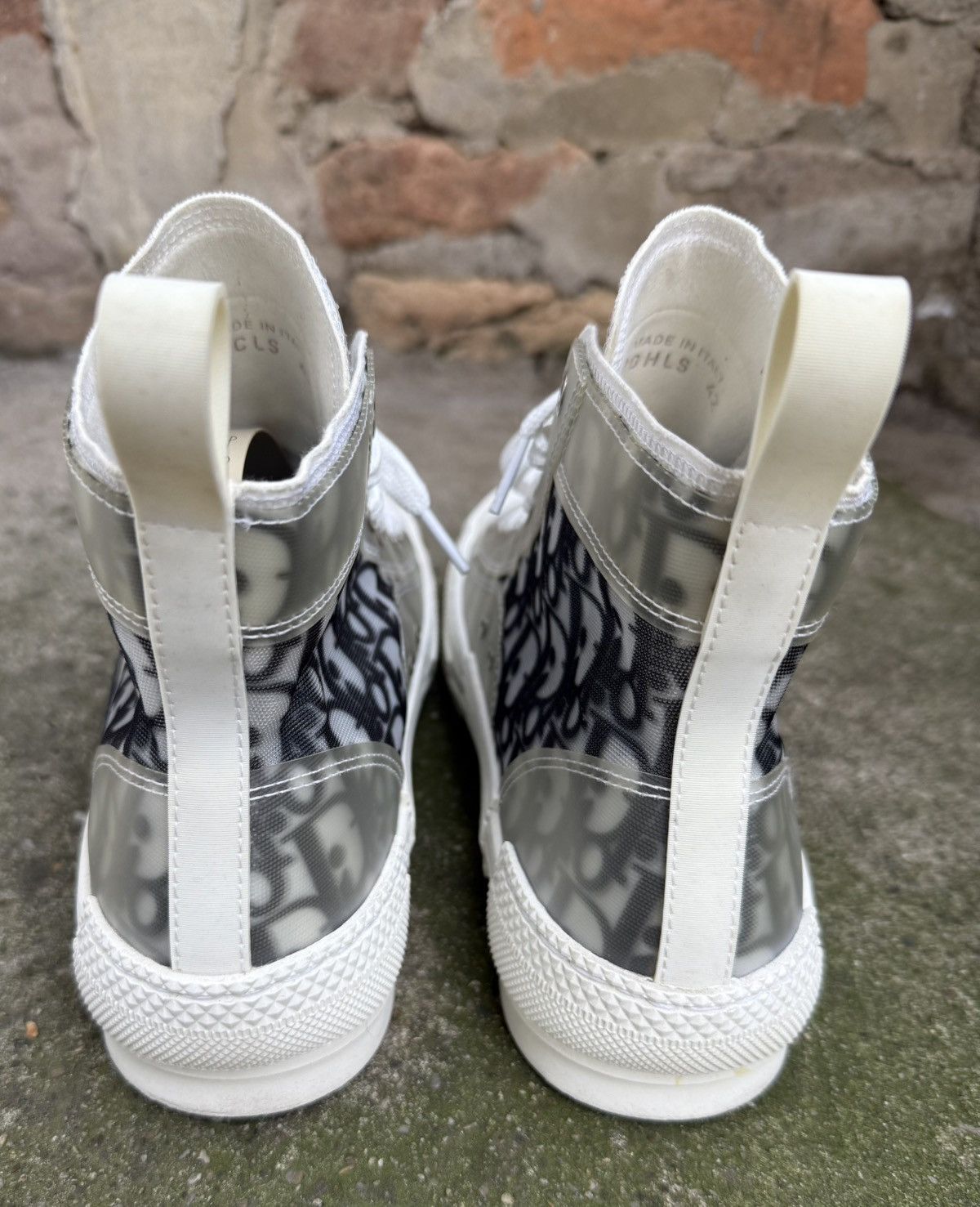 Dior Christian Dior B23 HIGH-TOP White/Black Dior Oblique Canvas Size US 8.5 / EU 41-42 - 5 Thumbnail