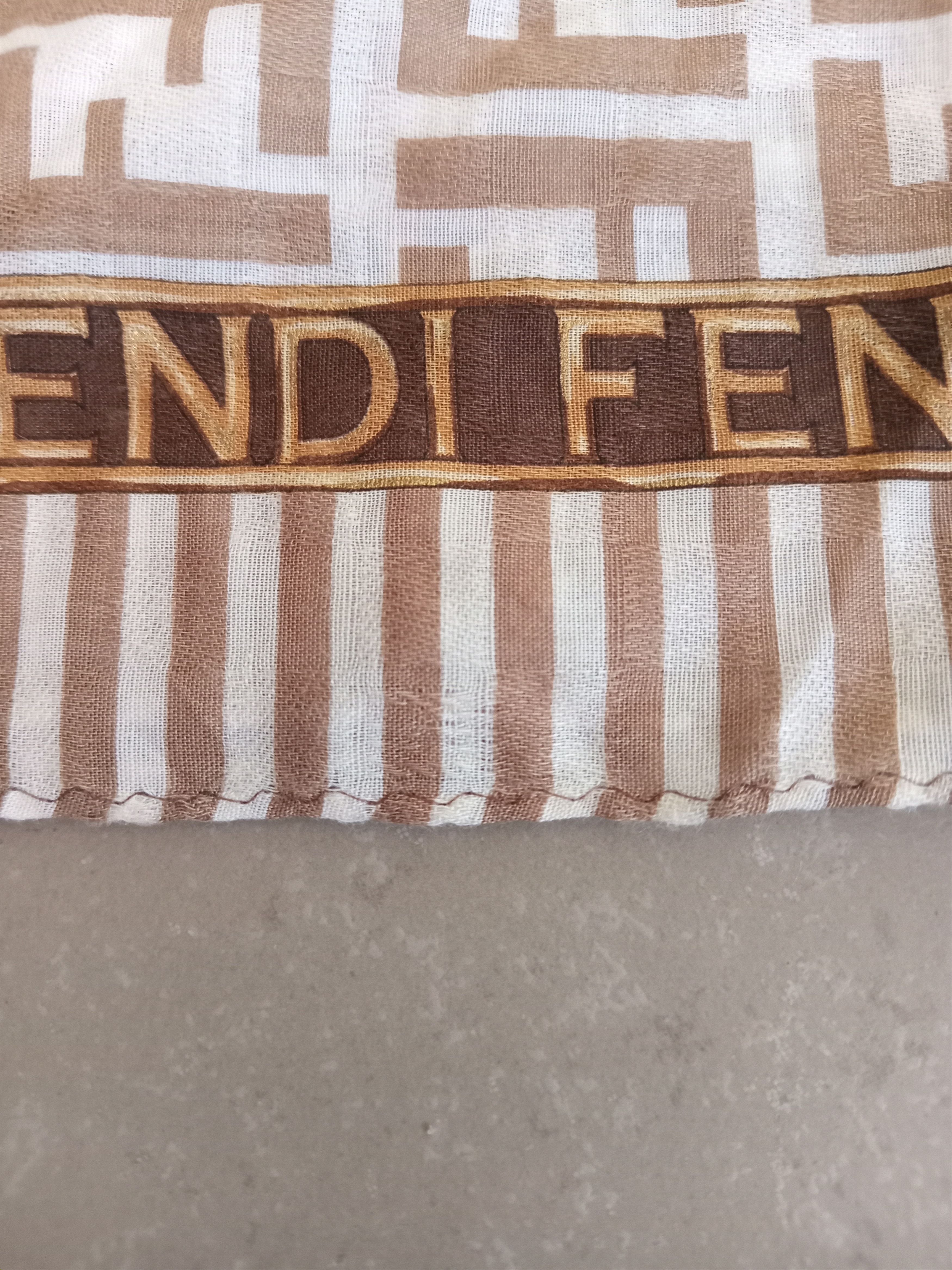 Fendi Fendi FullPrint Handkerchief Size ONE SIZE - 6 Thumbnail