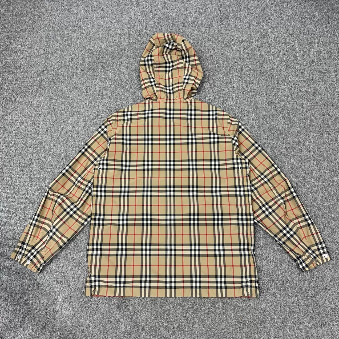 Burberry Burberry Khaki Heritage Check Hooded Jacket UK6 Unused Size XS / US 0-2 / IT 36-38 - 2 Thumbnail