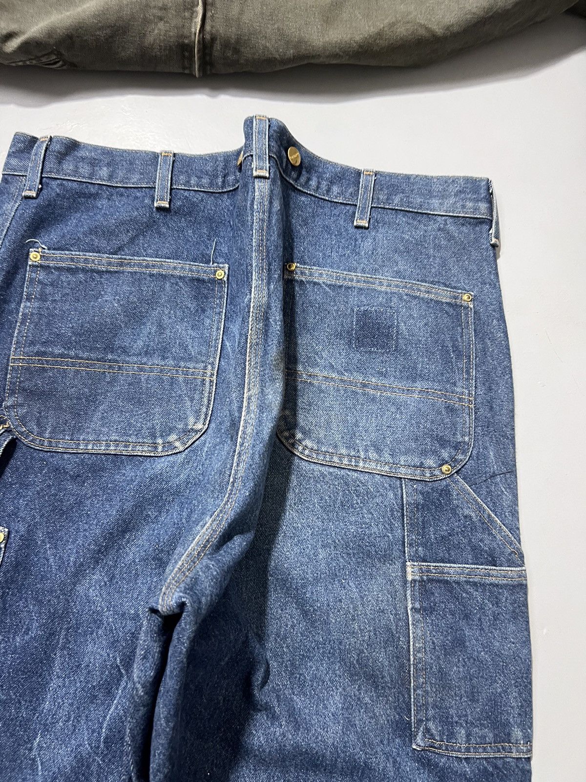Carhartt 90s Vintage Carhartt double knee workwear denim Size US 42 / EU 58 - 9 Thumbnail
