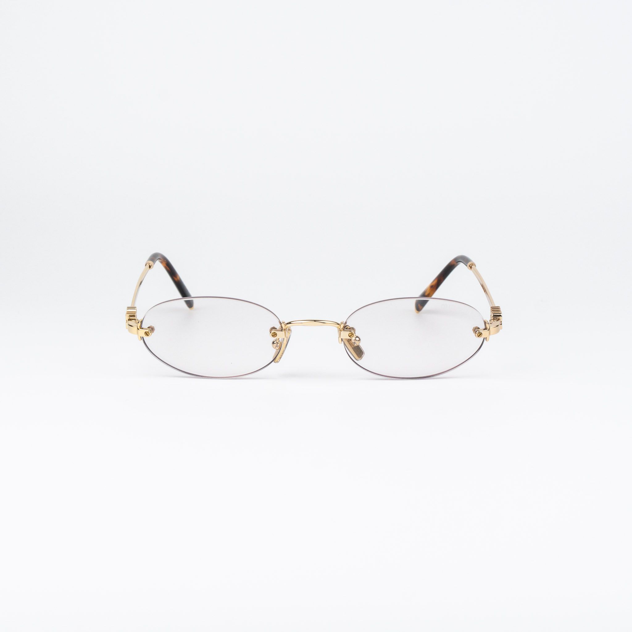 Miu Miu Miu Miu Women Eyeglasses Rimless MUA54S 5AK08N NEW AUTHENTIC Size ONE SIZE - 4 Thumbnail