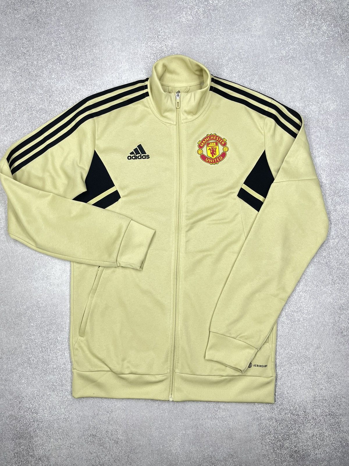 Adidas Mens Adidas Manchester United Track Jacket Soccer Jersey Size US M / EU 48-50 / 2 - 2 Thumbnail