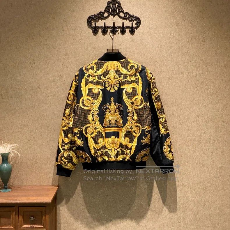 Versace Versace Co-branded baroque old flower full printed cotton Size US S / EU 44-46 / 1 - 2 Thumbnail