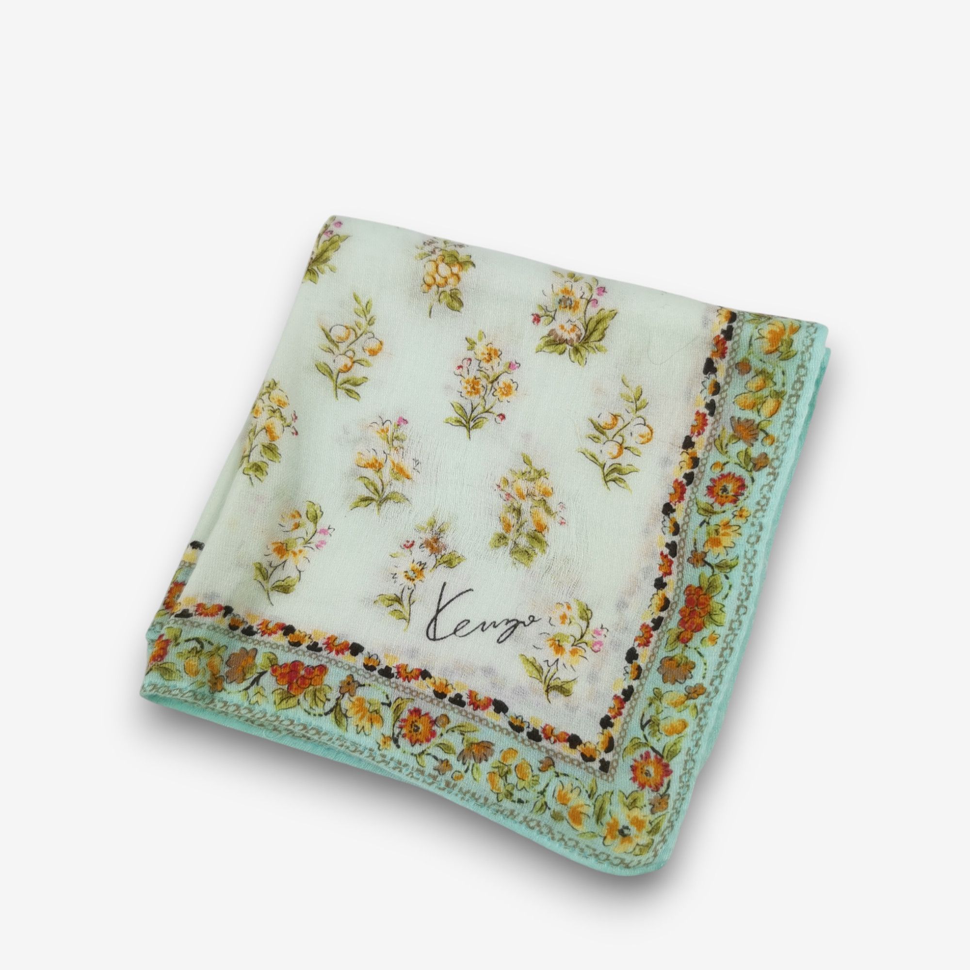 Kenzo Vintage Kenzo Handkerchief Pocket Square Bandana Size ONE SIZE - 4 Thumbnail