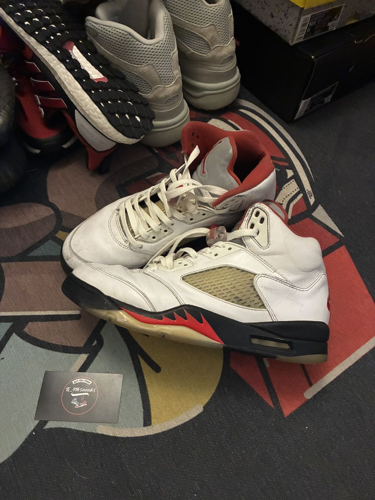 Jordan Brand Jordan 5 fire red 2019 Size US 9.5 / EU 42-43 - 1 Thumbnail