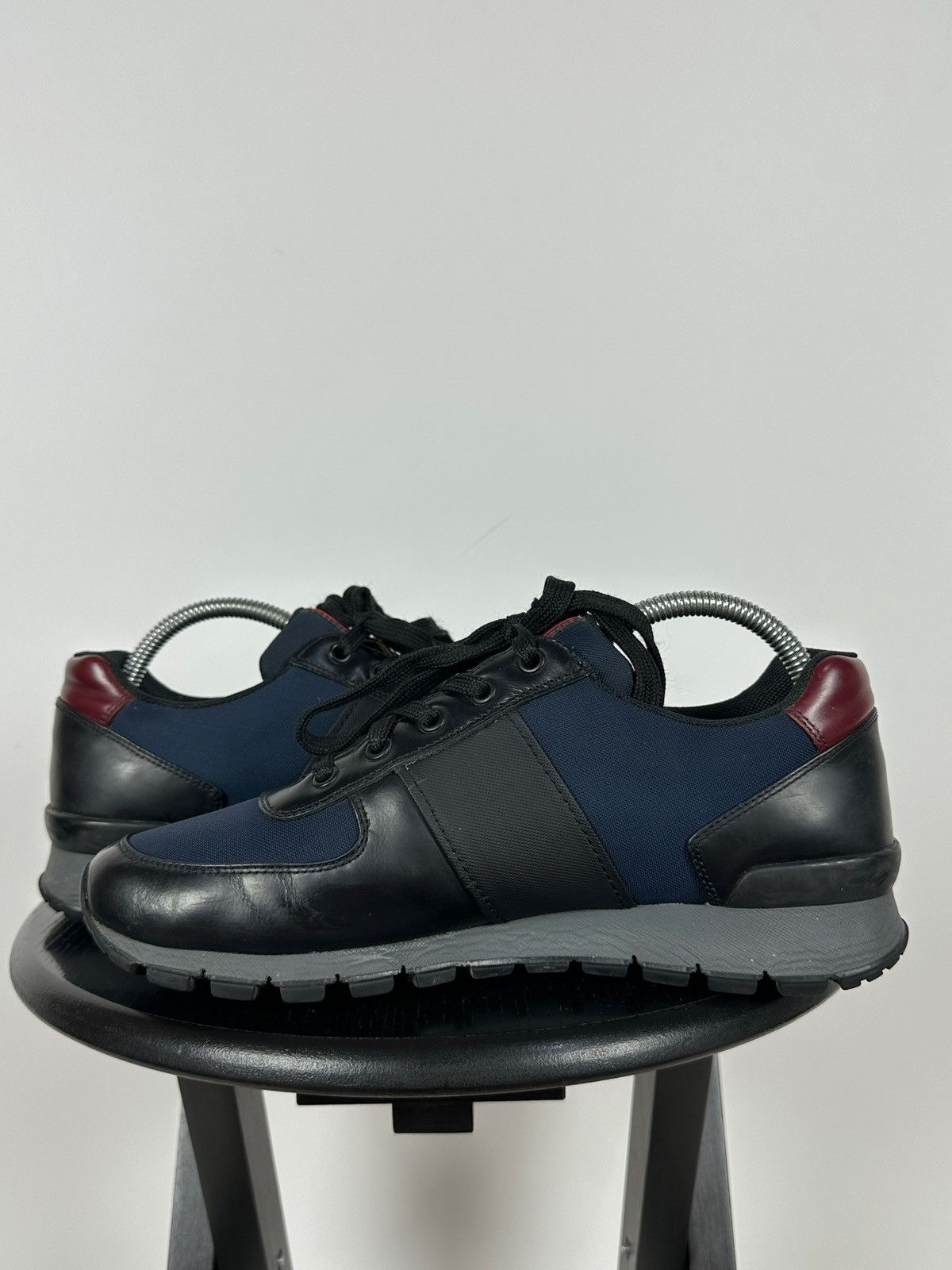 Prada Prada Matchrace Leather Sneakers Size US 7 / EU 40 - 12 Thumbnail