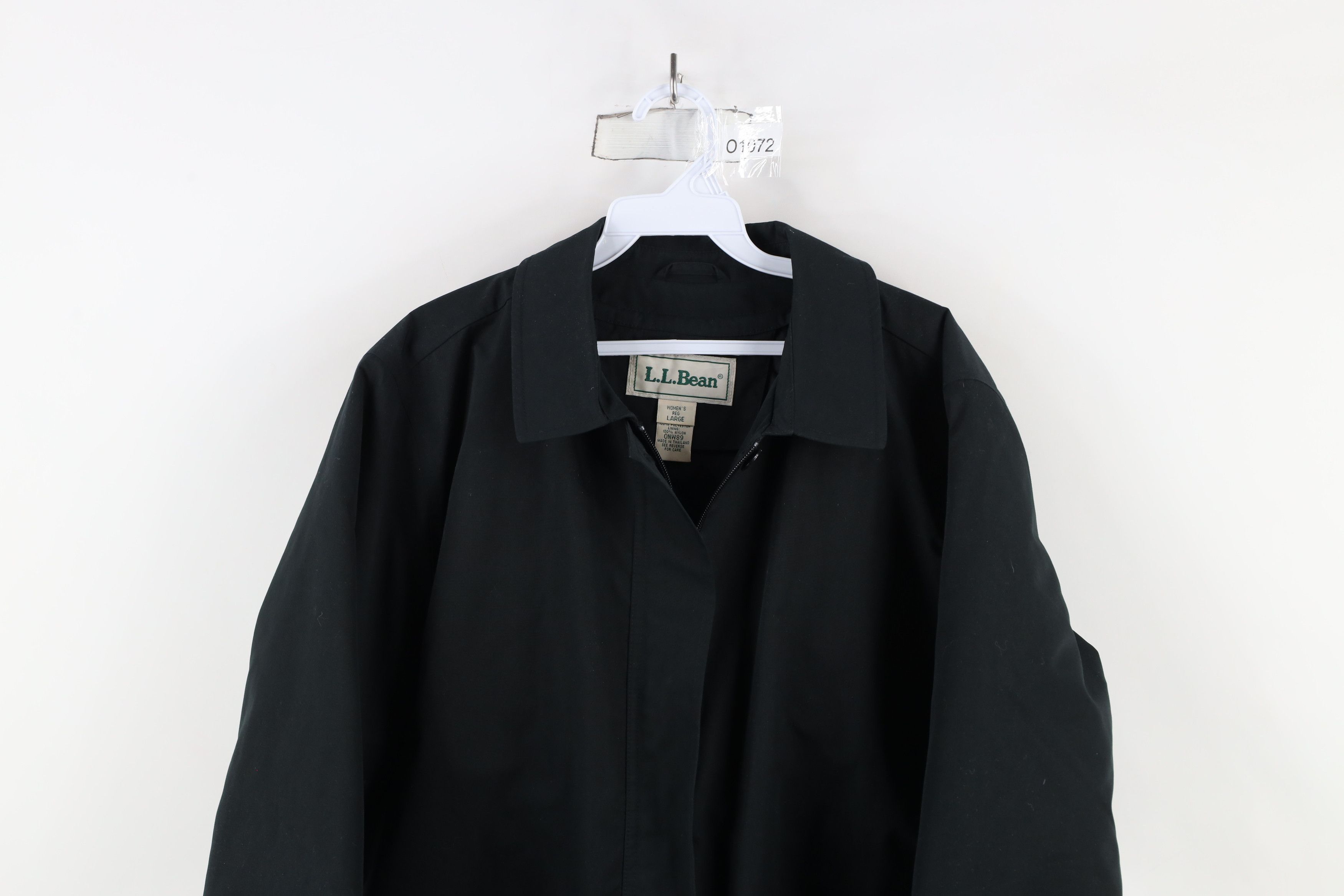 L.L. Bean × Vintage Vintage 90s LL Bean Quilted Wool Lined Car Jacket Coat Size L / US 10 / IT 46 - 2 Thumbnail