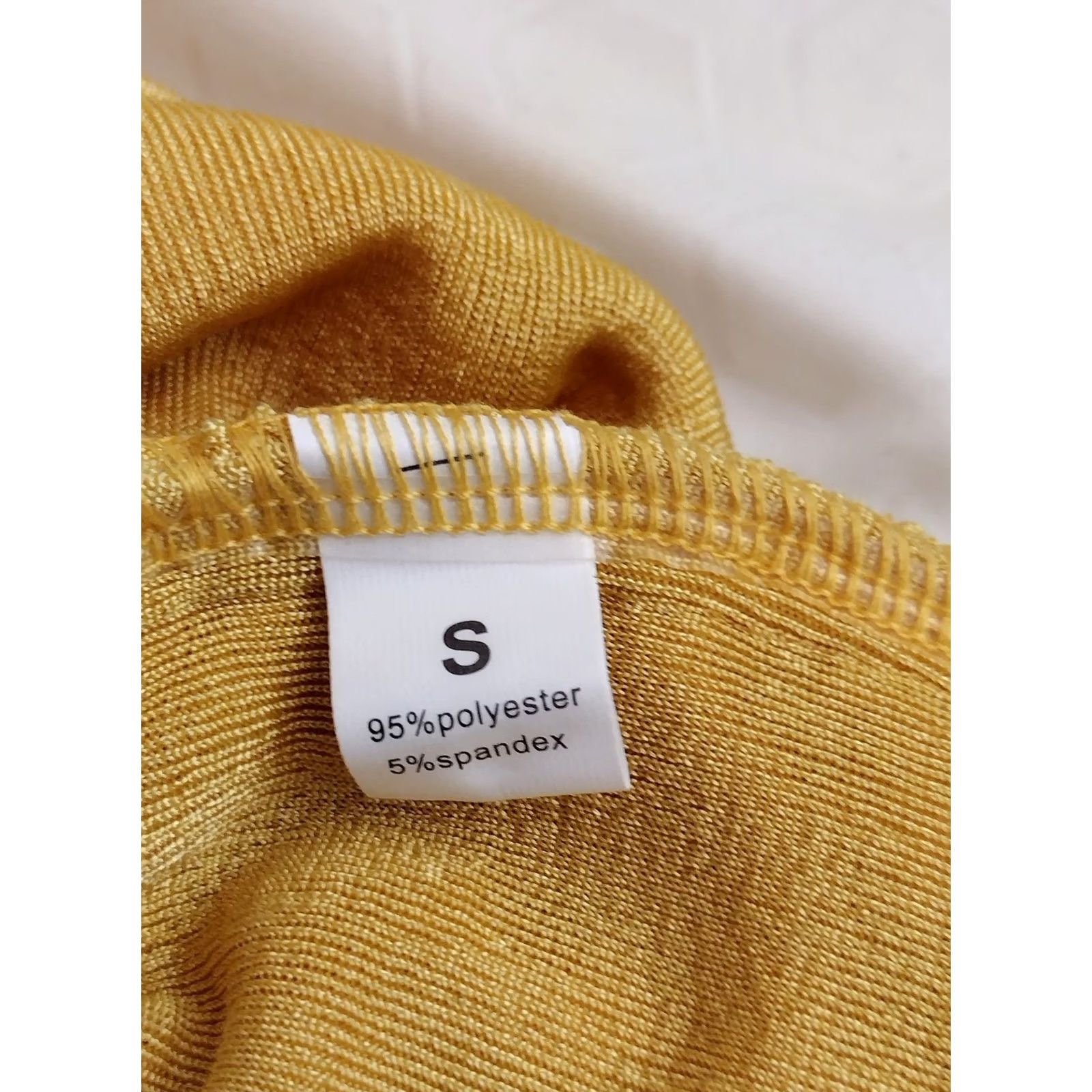 Vintage Nike One Shoulder Bodycon Midi Maxi Dress Womens Yellow S Size S / US 4 / IT 40 - 5 Thumbnail