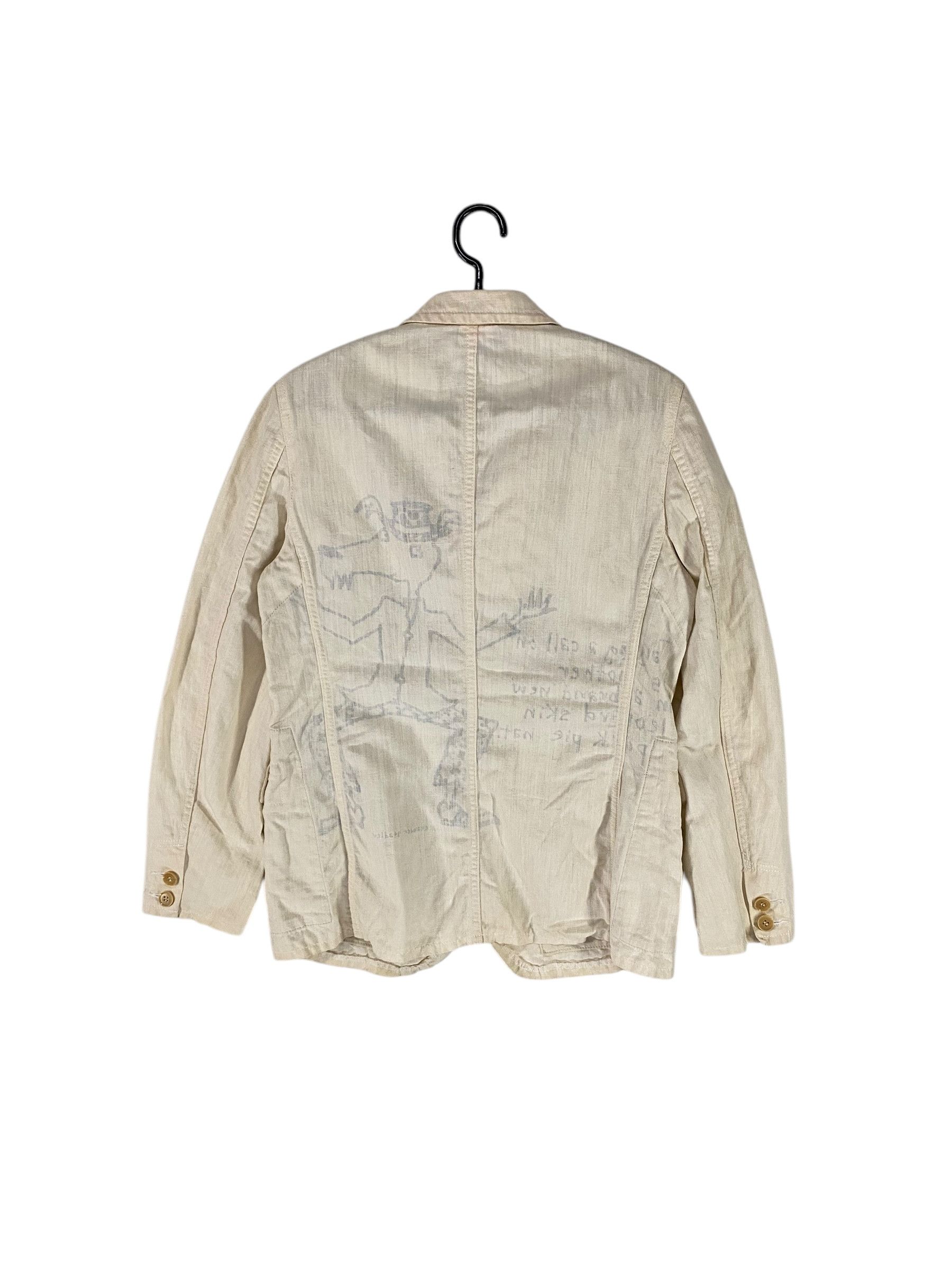 Comme des Garcons Homme Plus SS03 Cdgh X Alex Stadler printed lined works jacket Size US S / EU 44-46 / 1 - 3 Thumbnail