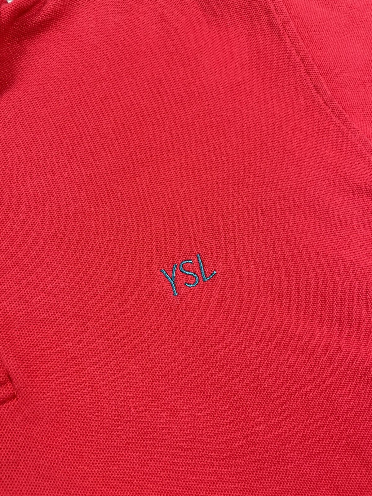 Vintage × Yves Saint Laurent Yves Saint Laurent YSL logo Polo T-shirt Size US M / EU 48-50 / 2 - 3 Thumbnail