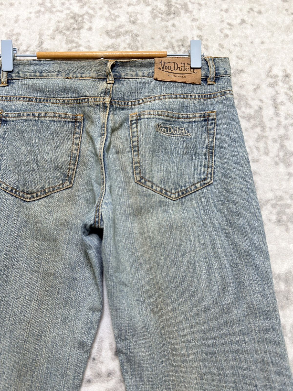 Von Dutch Von Dutch Flared Jeans Low Rise Bell Bottom Archive Denim Size US 30 / EU 46 - 13 Thumbnail