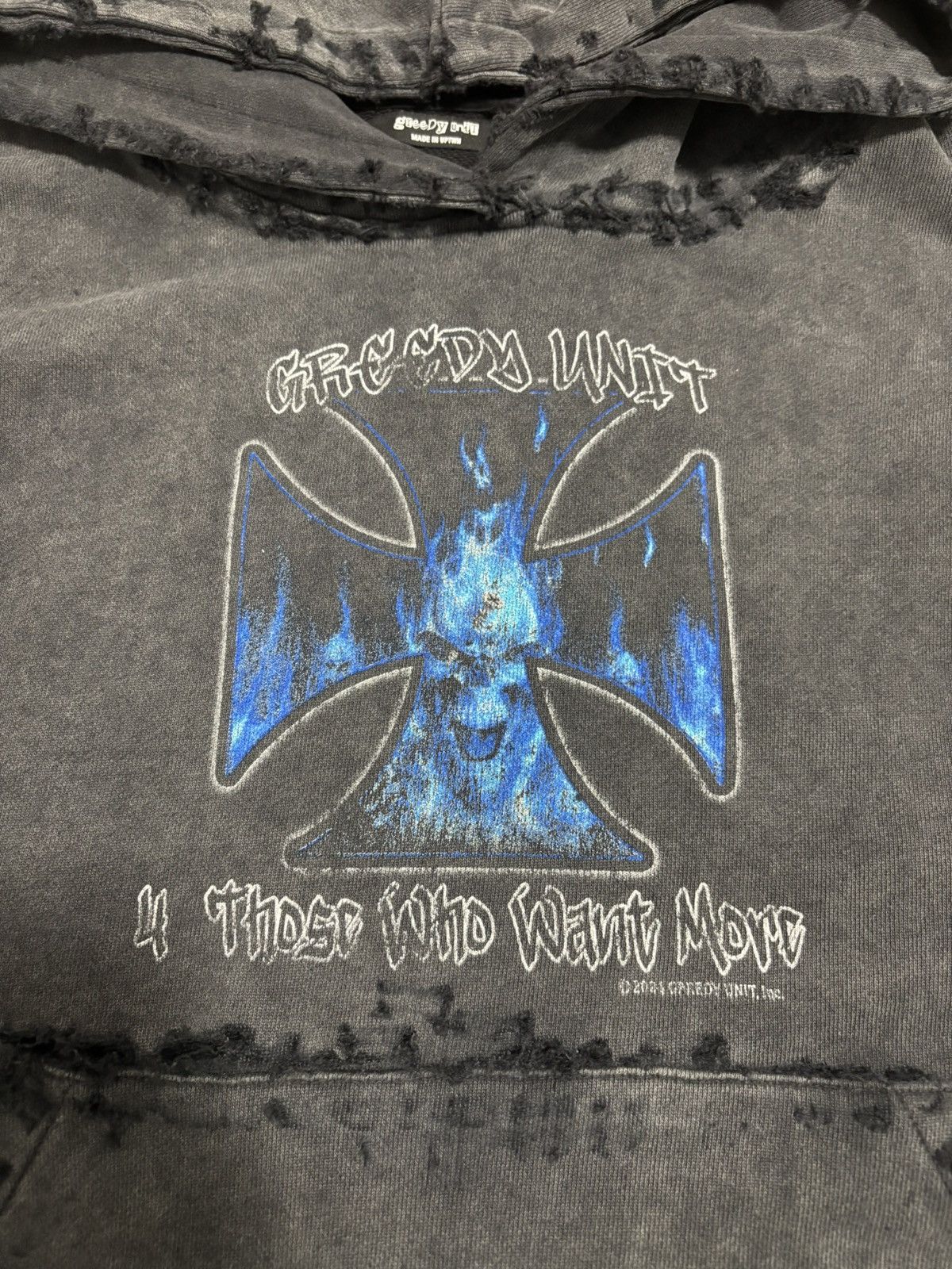 Greedy Unit Greedy Unit Thrashed Choppers Hoodie Size US S / EU 44-46 / 1 - 2 Thumbnail