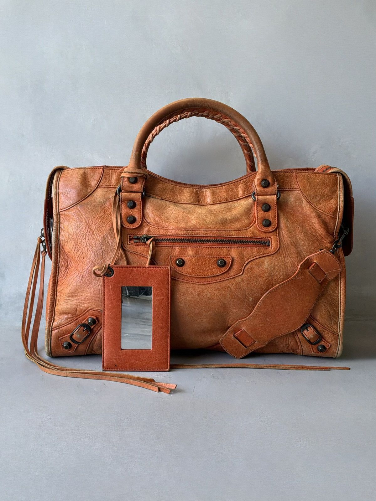 Balenciaga Balenciaga - Classic City - Orange Lambskin Bag Size ONE SIZE - 1 Thumbnail