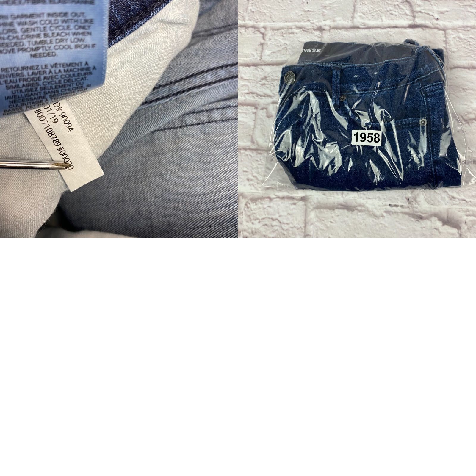 Express Express Jeans Ankle Denim Jeans Size 8 Regular Women Denim 8 Blue Jeans Distressed Comfort Stretch 27 in Inseam 9 __ Size 30" / US 8 / IT 44 - 9 Thumbnail